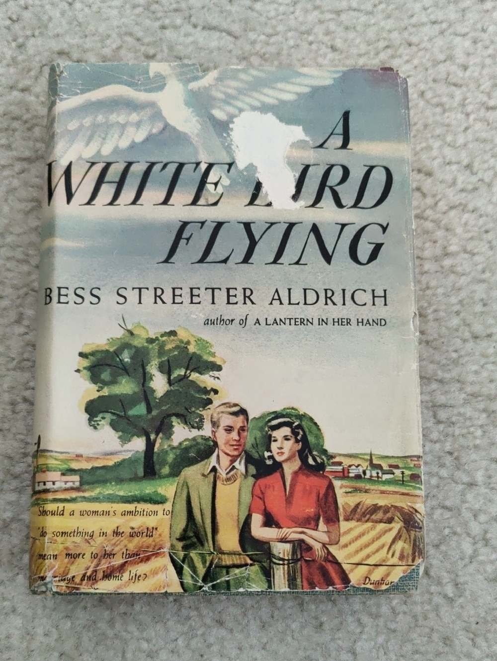 Vintage 1931 A White Bird Flying by Bess Streeter Aldrich D. Appleton & company